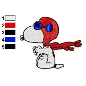 Snoopy 04 Embroidery Design